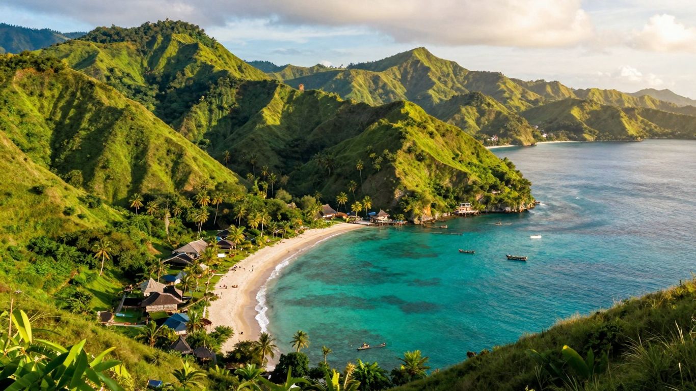 Nusa Tenggara Timur landscapes and coastal property opportunities.